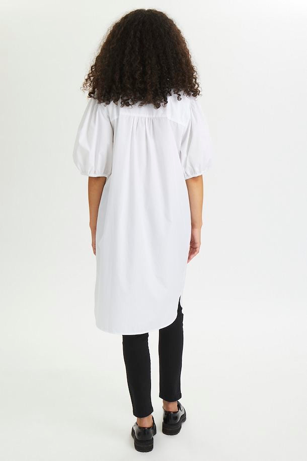 KAFFE CILLA WHITE SHIRT DRESS