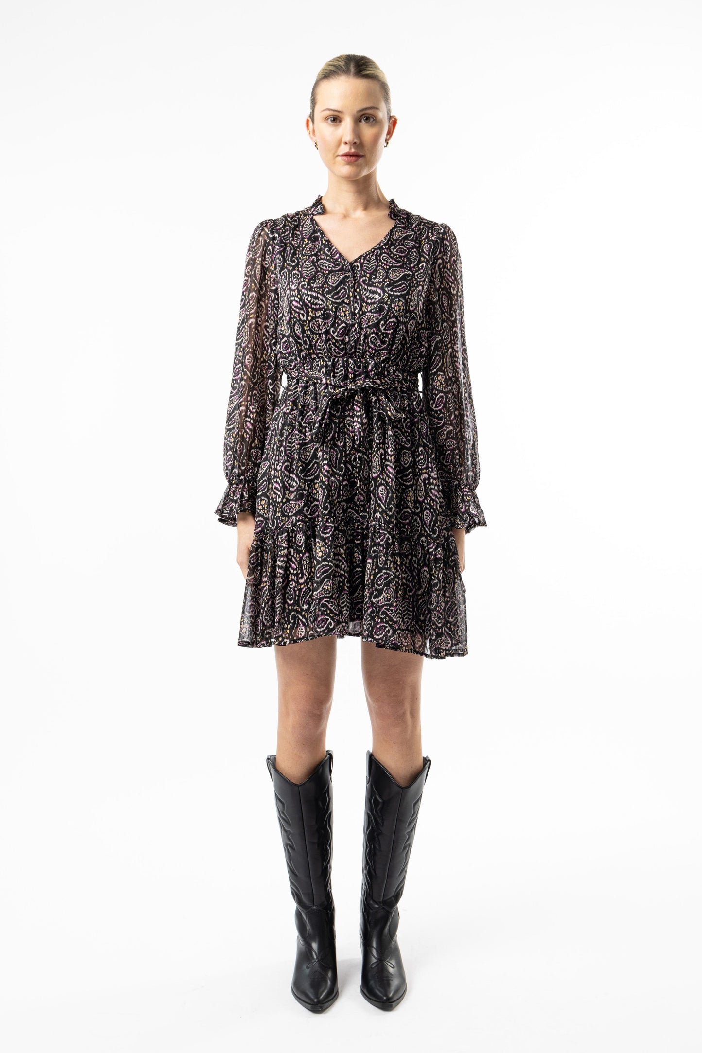 ANGELEYE BLACK EUNHA DRESS