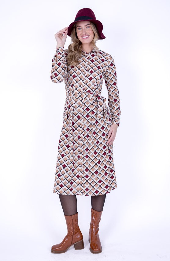 LYLU SOFIA LONG SLEEVE DRESS