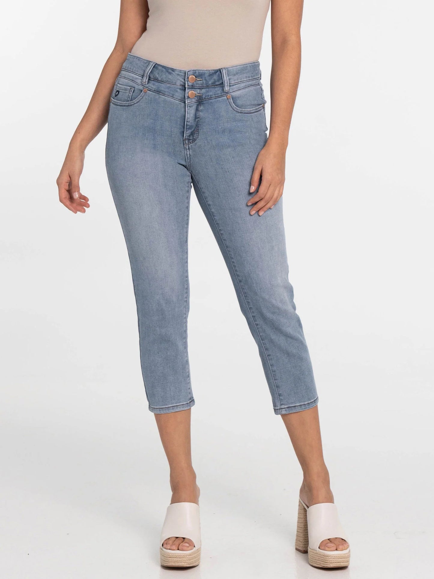 LOIS GEORGIA 7/8 MID HIGH WAIST SKINNY JEANS