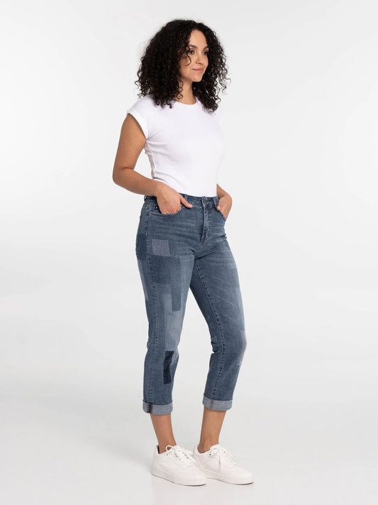 LOIS GIGI 7/8 REGULAR WAIST - RELAXED FIT - USED WORN JEANS