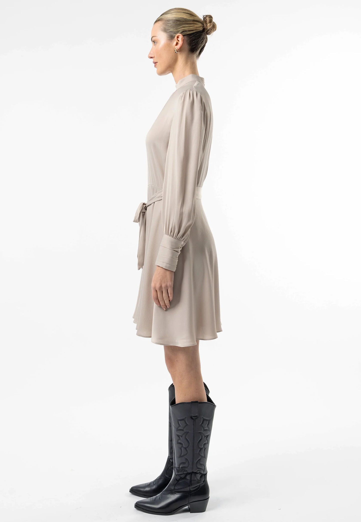 ANGELEY BEIGE MIAH DRESS