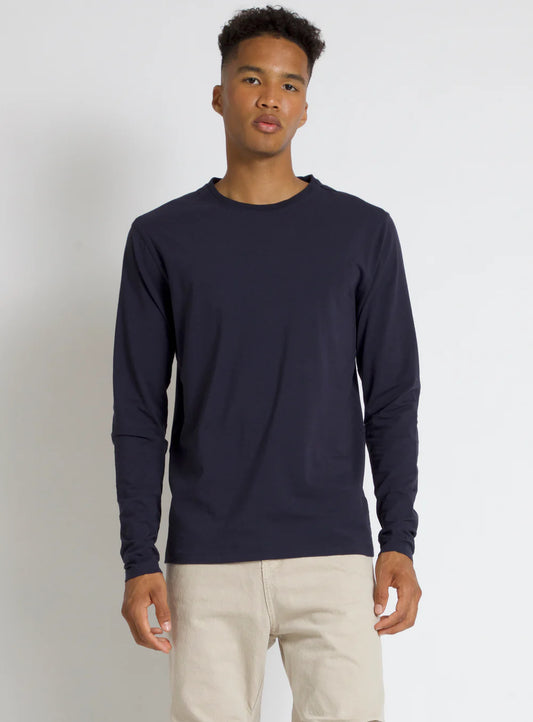 POINT ZERO NAVY LONG SLEEVE T-SHIRT