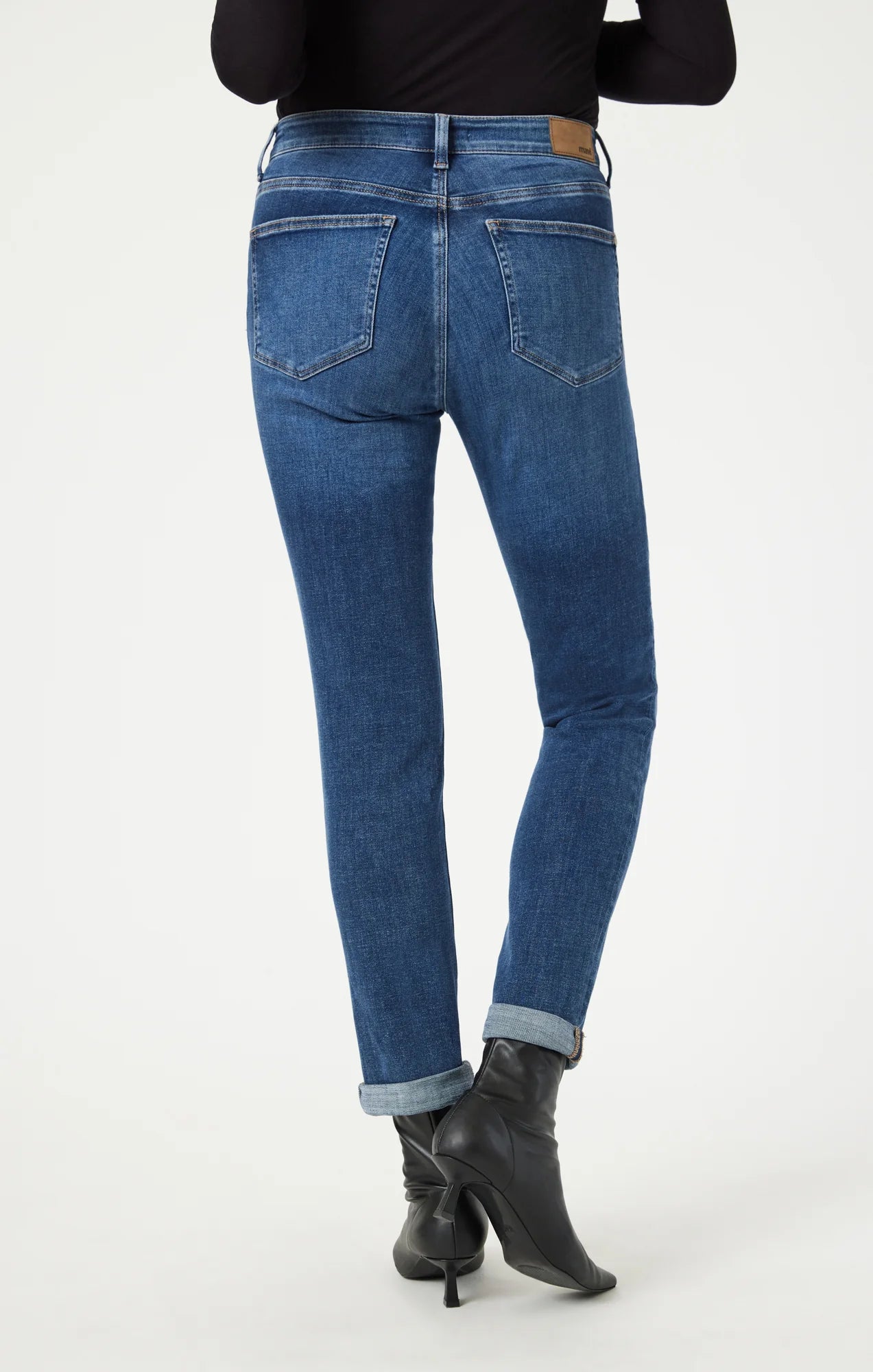 MAVI KATHLEEN BLUE SHADED FEATHER JEANS