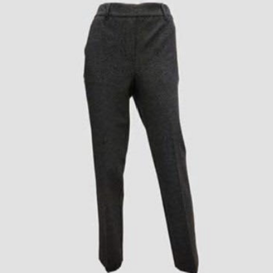 POINT ZERO PONTE STRAIGHT LEG PANTS IN BLACK