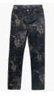LOIS GEORGIA MID HIGH WAIST STRAIGHT LEG JEANS - MULTI