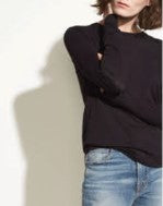 POINT ZERO WOMEN'S BLACK LONG SLEEVE T-SHIRT