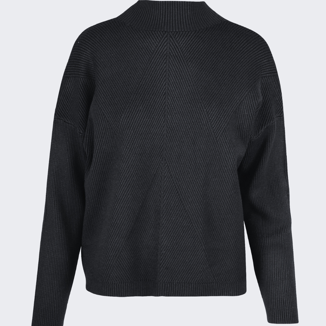 ASTRID BLACK KNIT SWEATER