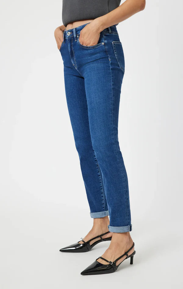 MAVI KATHLEEN FEATHER BLUE JEANS - SLIM BOYFRIEND