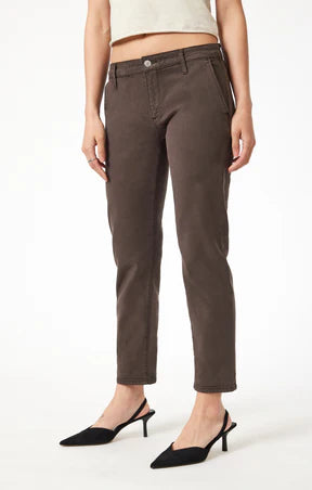 MAVI OAK LUXE TWILL BROOKE SLIM CHINO PANTS