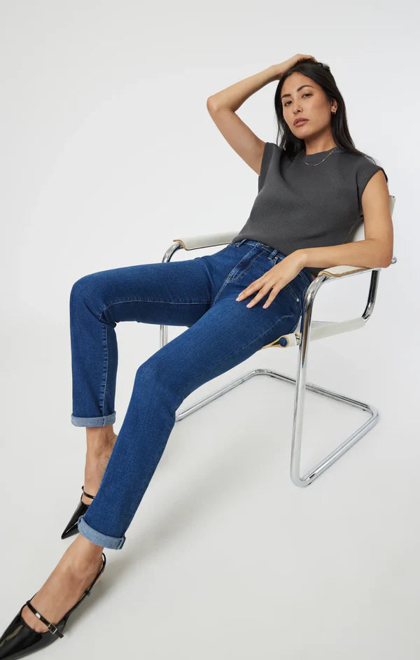 MAVI KATHLEEN FEATHER BLUE JEANS - SLIM BOYFRIEND