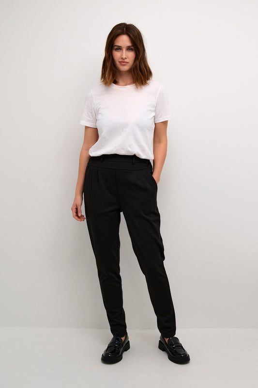 KAFFE JENNY BLACK DEEP TROUSERS