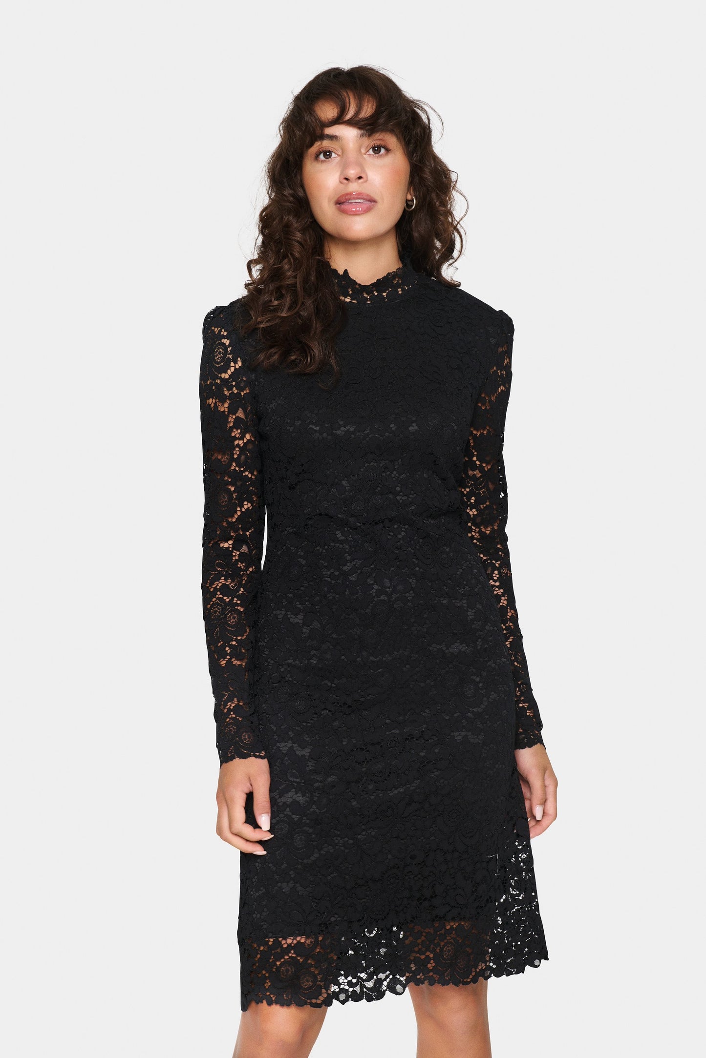 SAINT TROPEZ BLACK GANNA DRESS