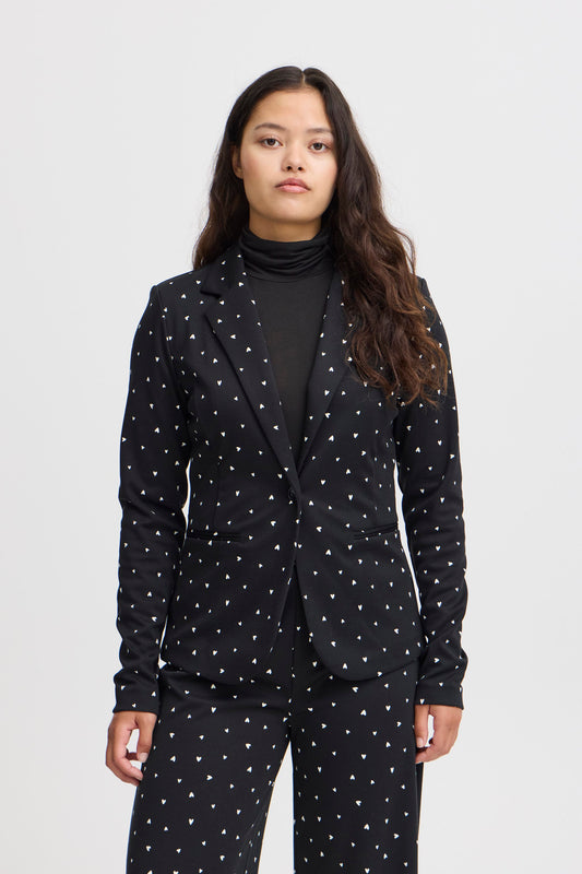 ICHI BLACK HEART KATE BLAZER