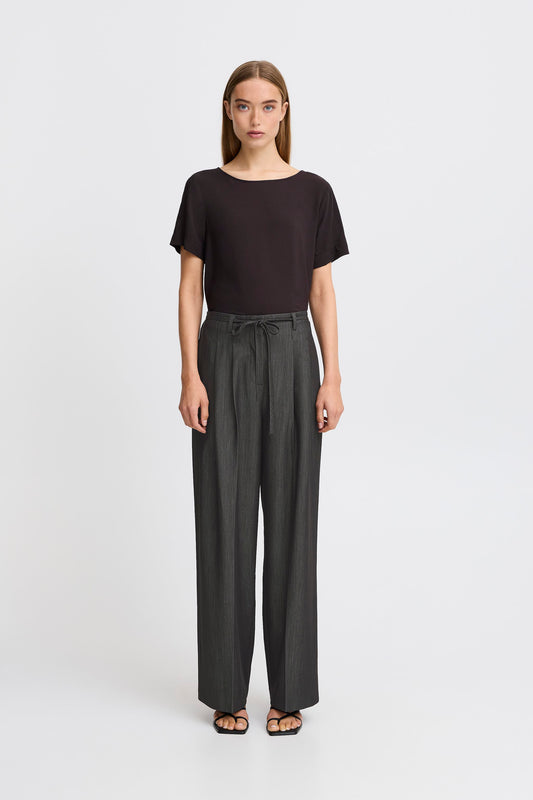 ICHI HOTARA TROUSERS IN BLACK