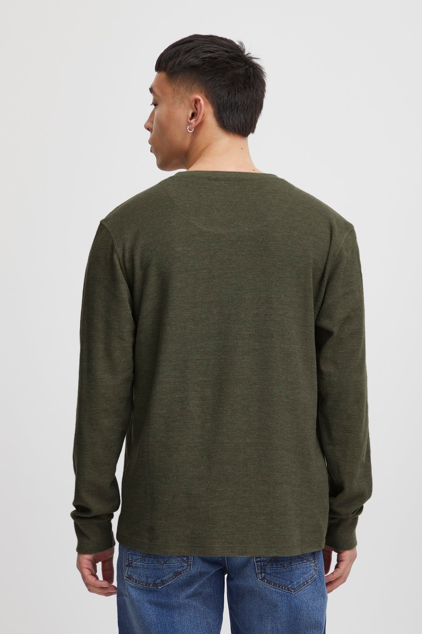 BLEND DUSTY OLIVE NOBLE LONG SLEEVED TOP