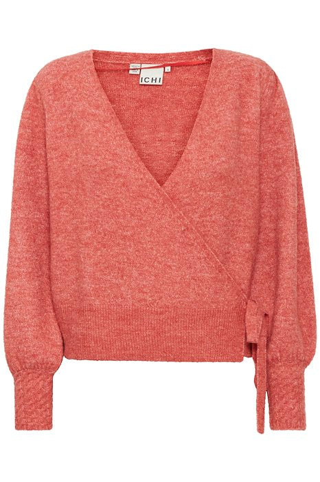 ICHI CRANBERRY OLENE SWEATER