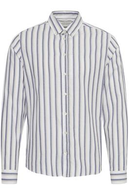 CASUAL FRIDAY ANTON STRIPED SHIRT IN HERON