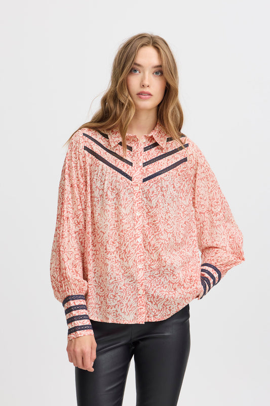 ATELIER REVE FLOWER PAISLEY AURA BLOUSE