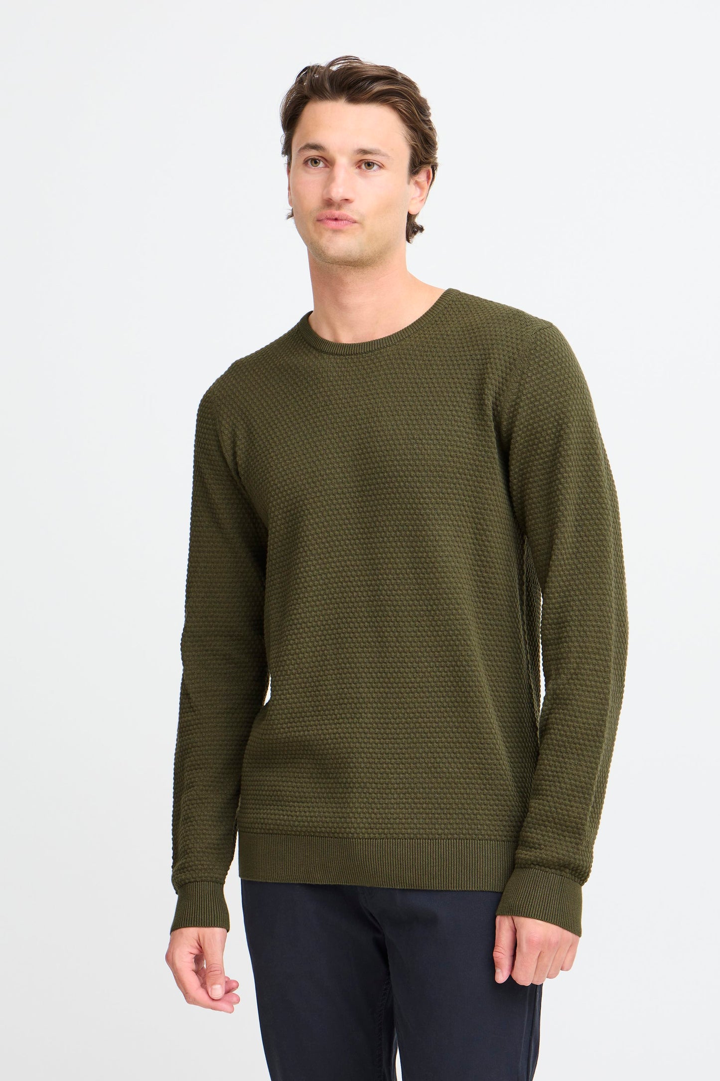 BLEND FOREST NIGHT KNITTED PULLOVER