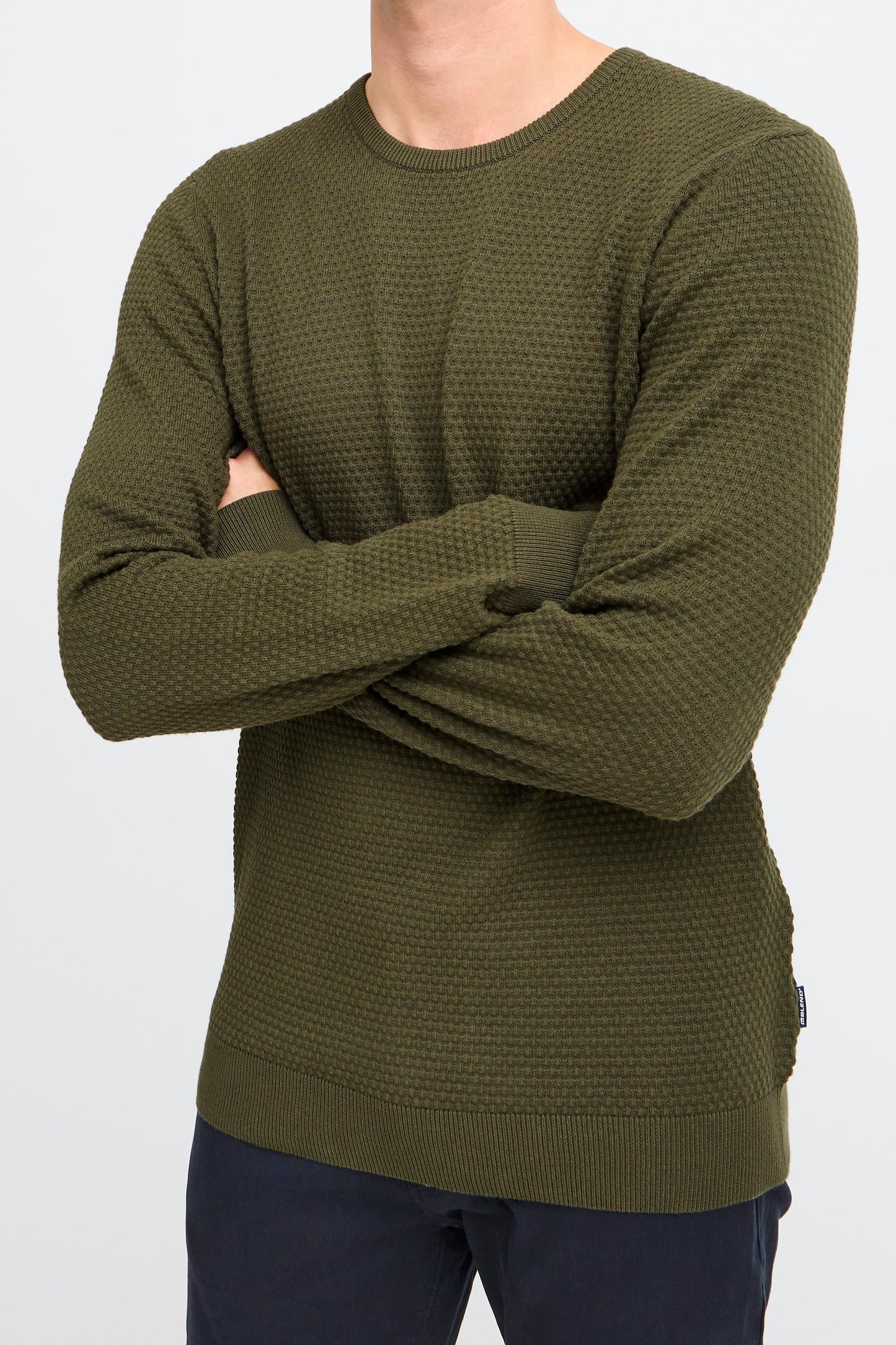 BLEND FOREST NIGHT KNITTED PULLOVER