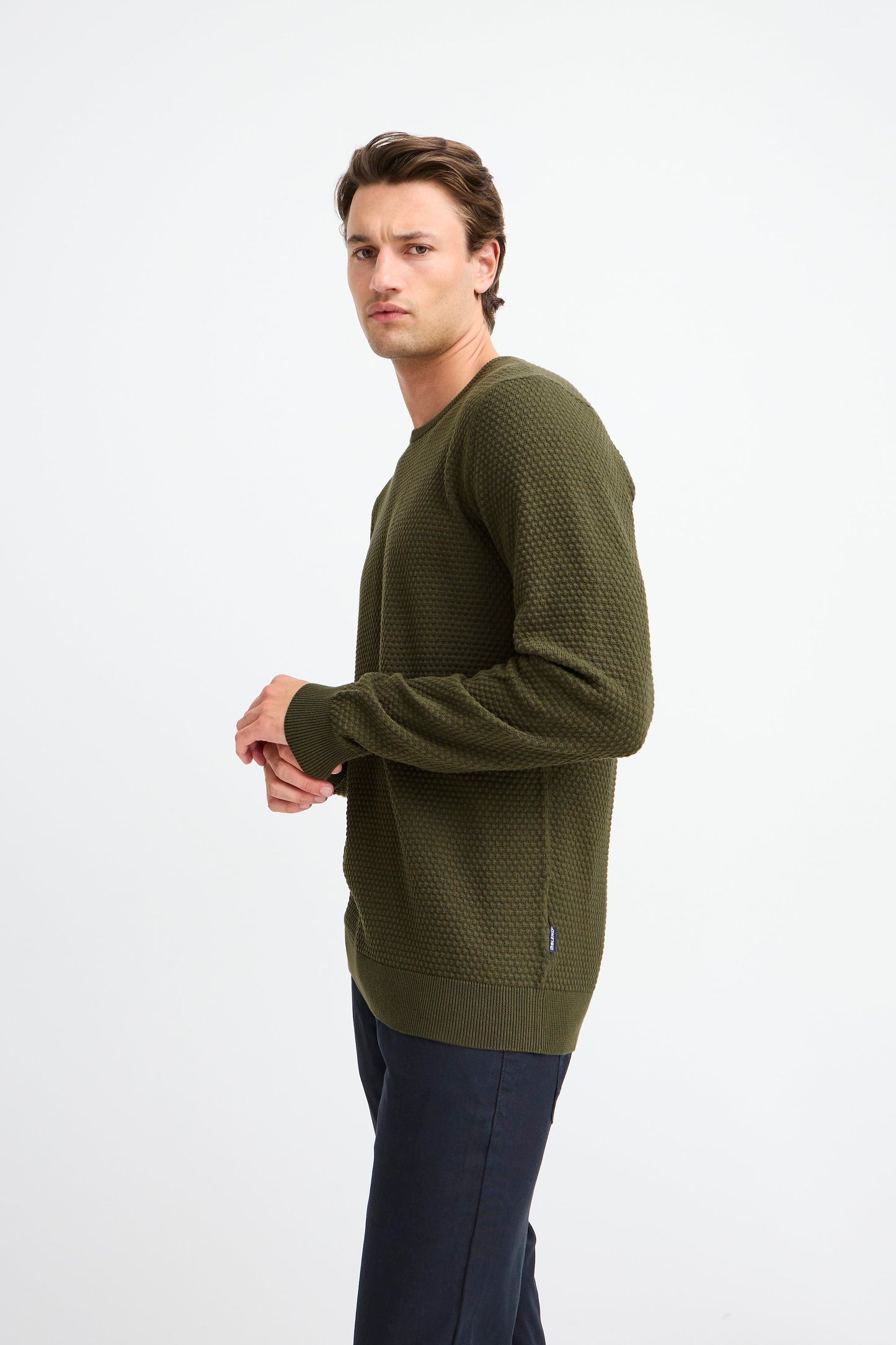 BLEND FOREST NIGHT KNITTED PULLOVER