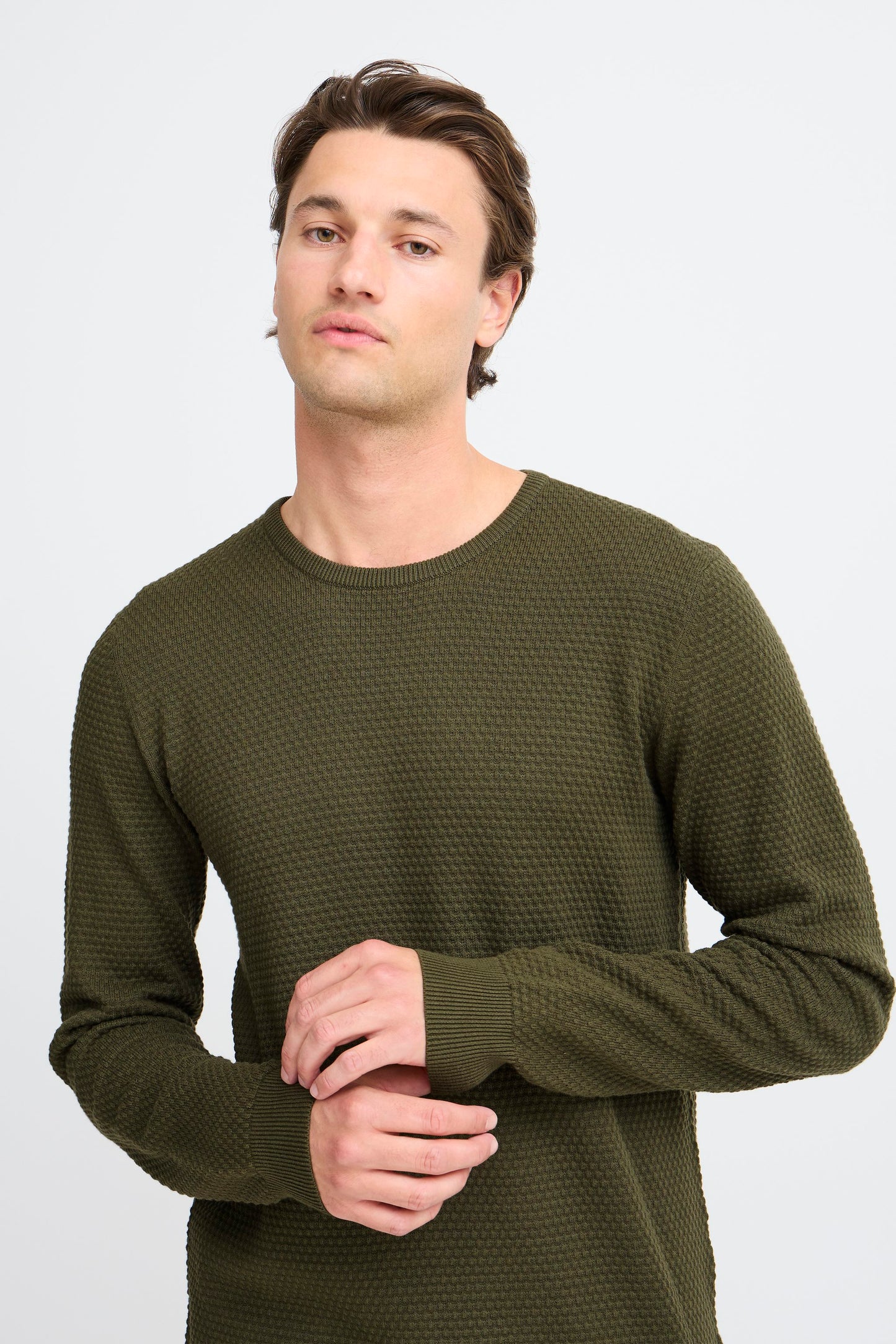 BLEND FOREST NIGHT KNITTED PULLOVER