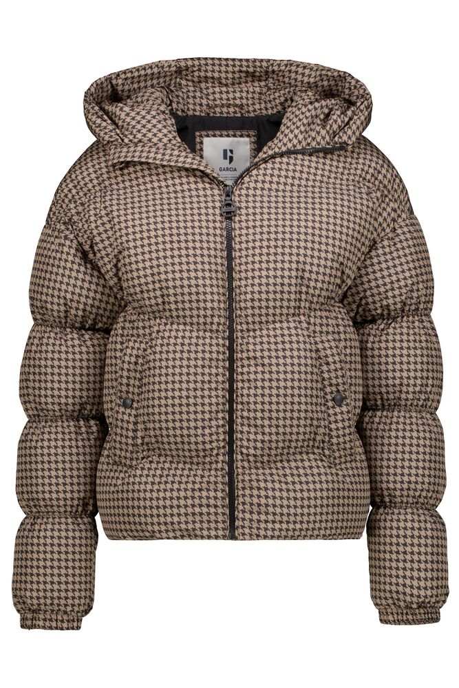 GARCIA PUFFER JACKET WITH PATTERN