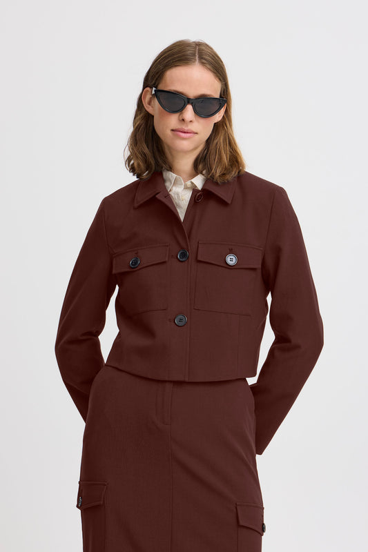 B.YOUNG HOT CHOCOLATE MELANGE DANTA BLAZER