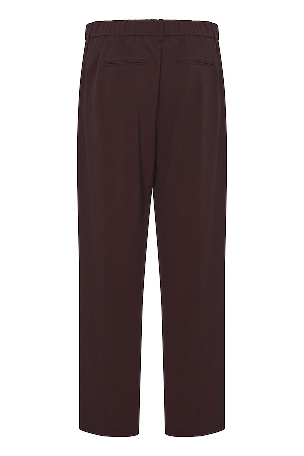 B.YOUNG HOT CHOCOLATE MELANGE DANTA WIDE LEG PANTS