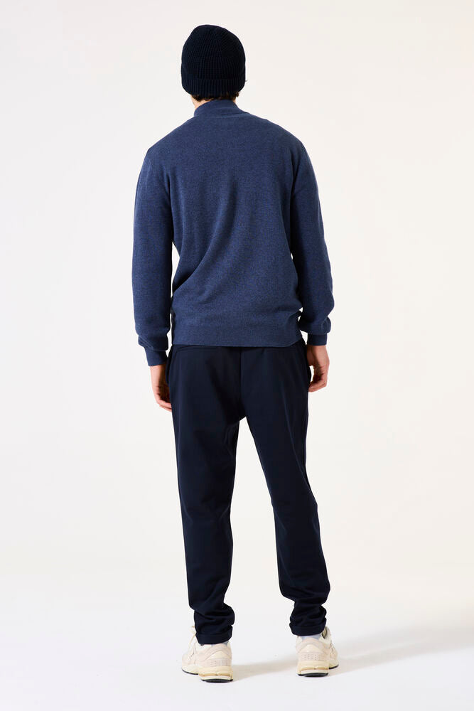 GARCIA MEN'S PULLOVER SWEATER WITH 3/4 ZIP IN