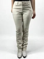 CARRELI STRAIGHT CUT JEANS IN WHITE SWAN