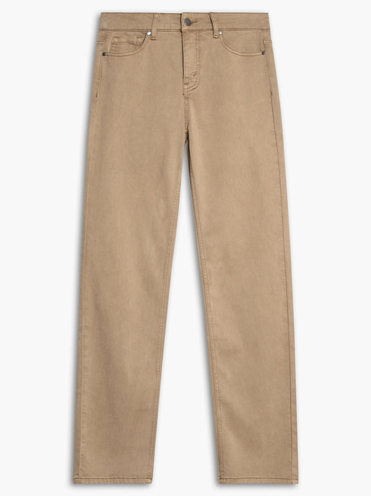 LOIS GEORGIA MID HIGH WAIST STRAIGHT JEANS IN TOASTED ALMOND