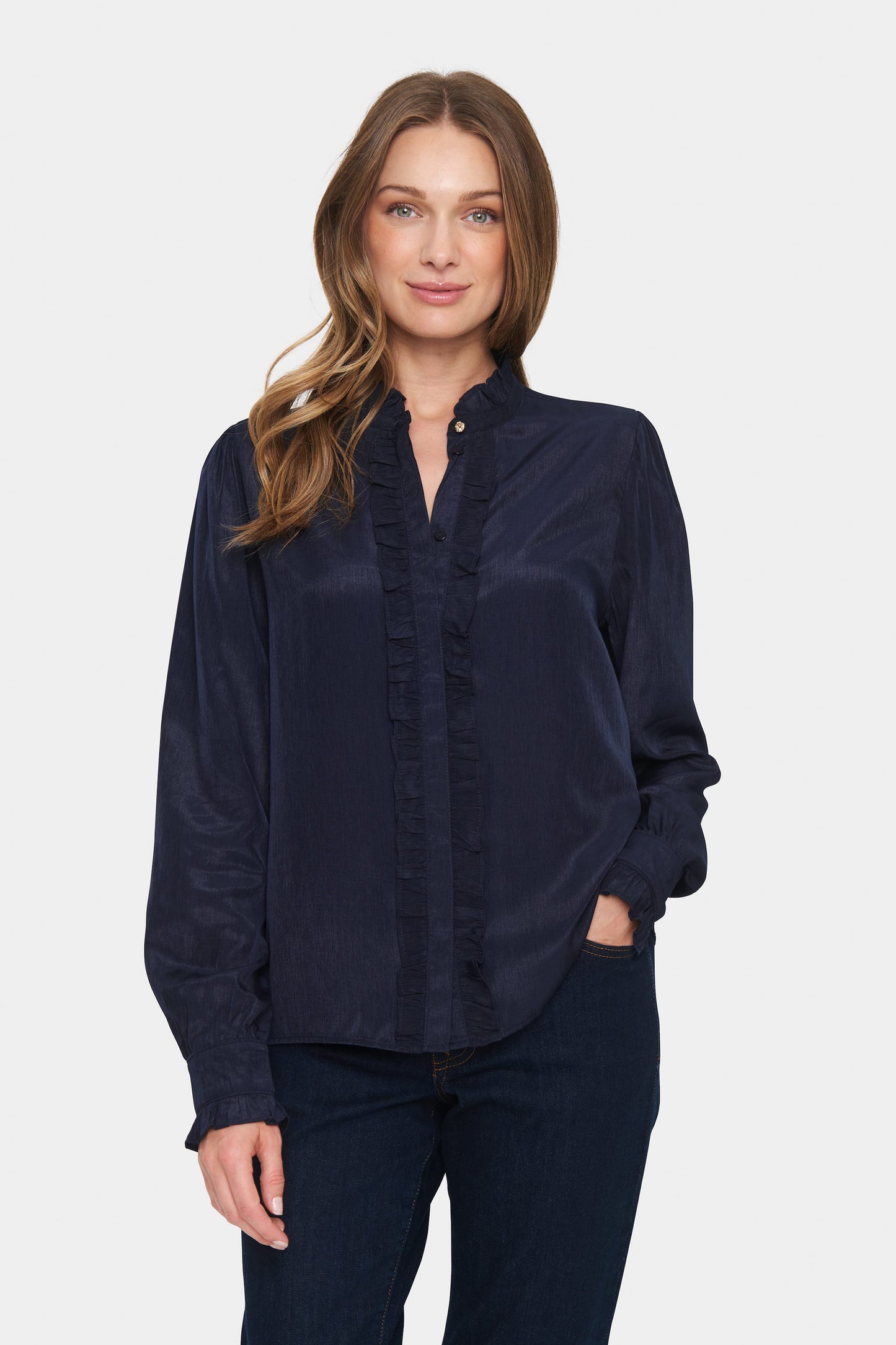 SAINT TROPEZ NIGHT SKY FELINA BLOUSE