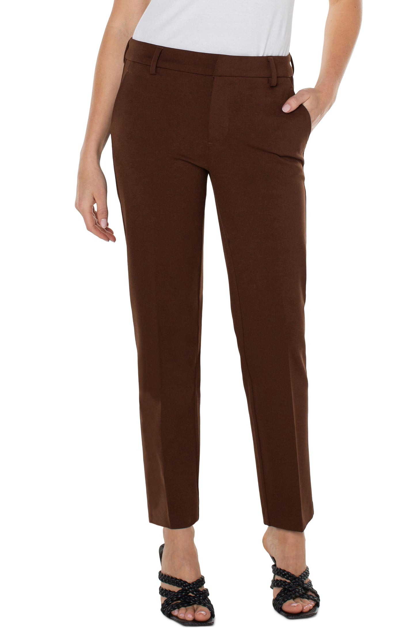 LIVERPOOL BROWNSTONE KELSEY TROUSER