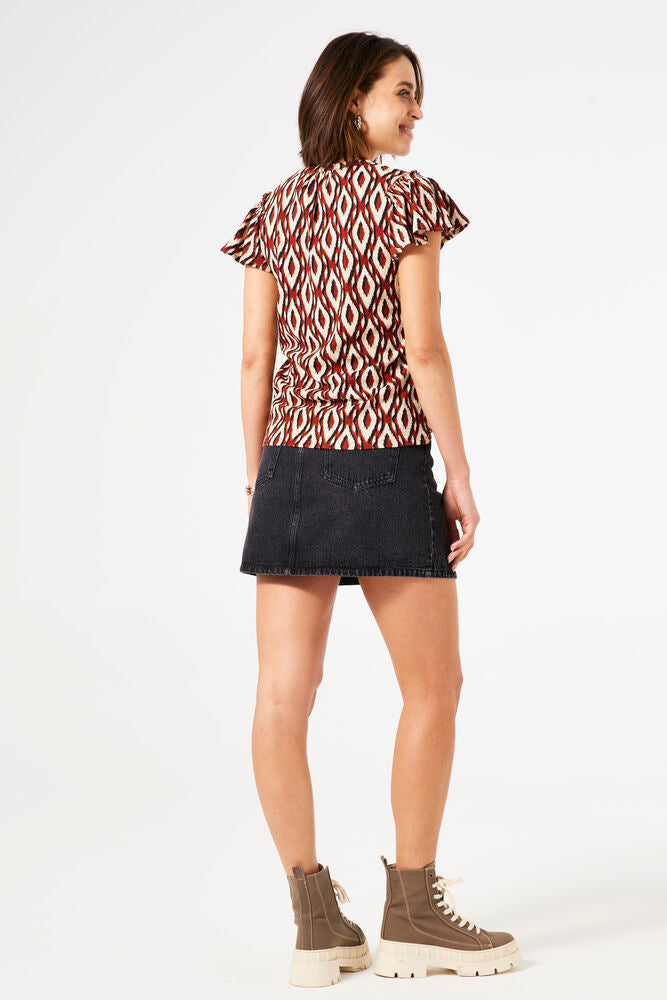 GARCIA TOP WITH PRINT