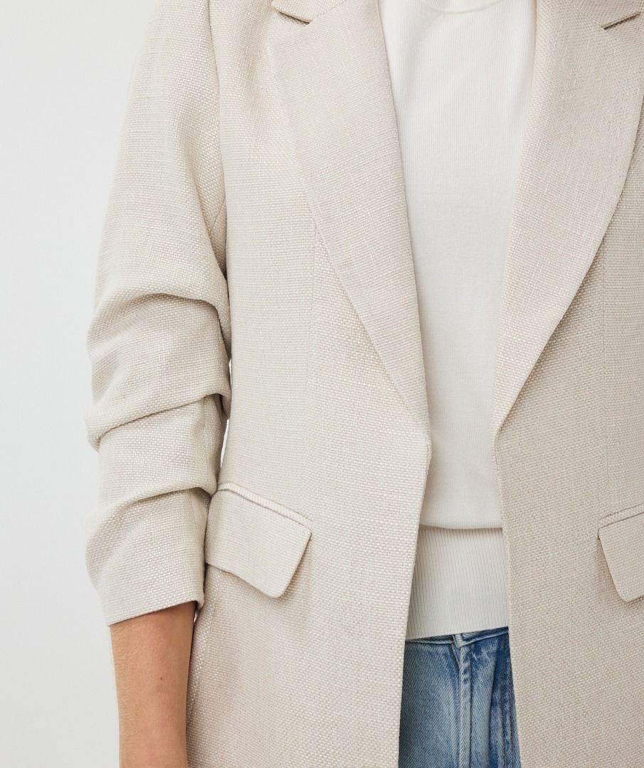 ESQUALO BLAZER IN LINEN LOOK IN BEIGE