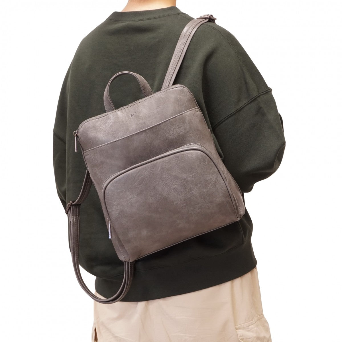 S-Q CHARCOAL GREY MILEY BACKPACK