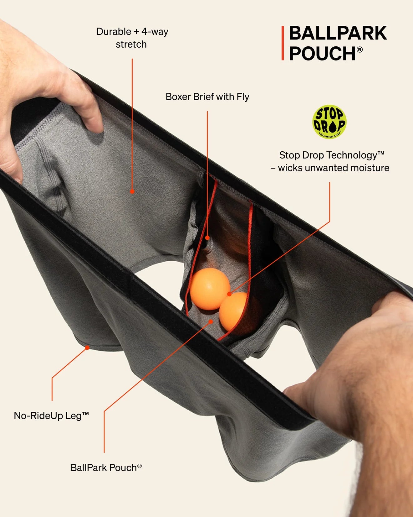 SAXX DAYTRIPPER COMFORT STRETCH BOXER BRIEF WITH FLY