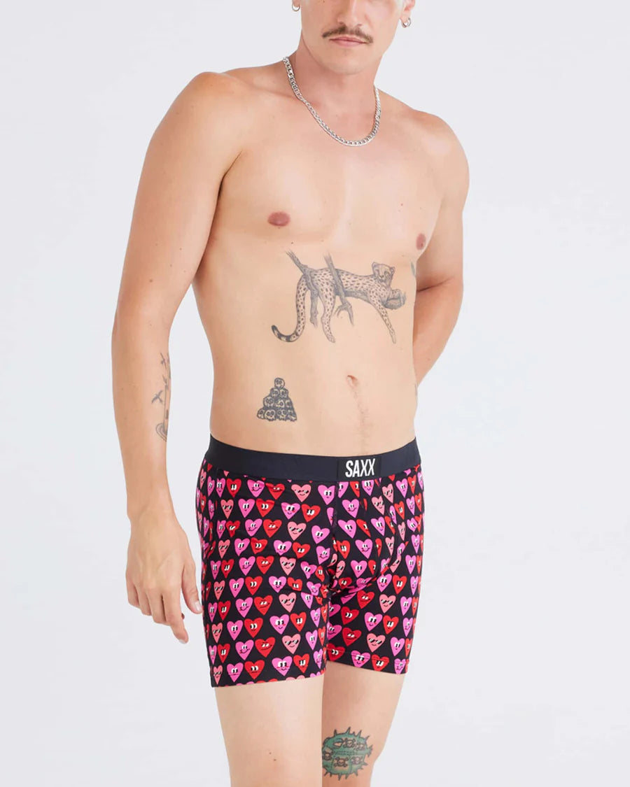 SAXX VIBE SUPER SOFT BOXER BRIEF - LET'S GET IT ON