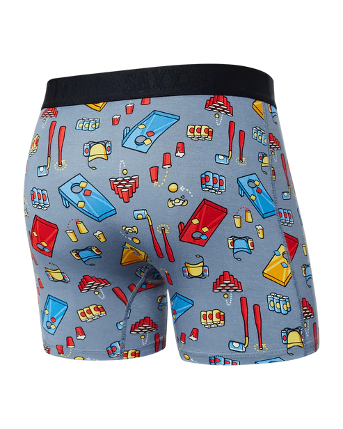 SAXX VIBE SUPER SOFT COMFORT BLENT BOXER BRIEF