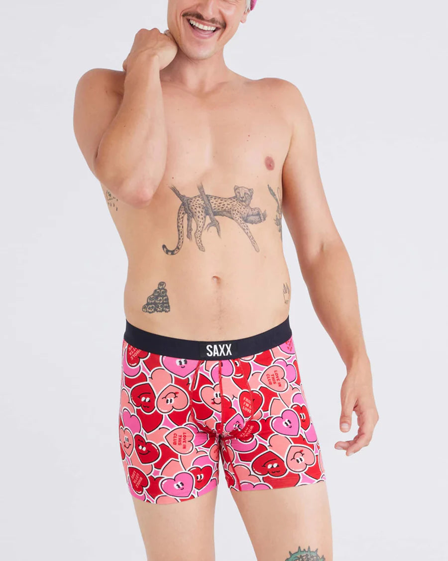 SAXX VIBE SUPER SOFT BOXER BRIEF - WHOLE LOTTA LOVE