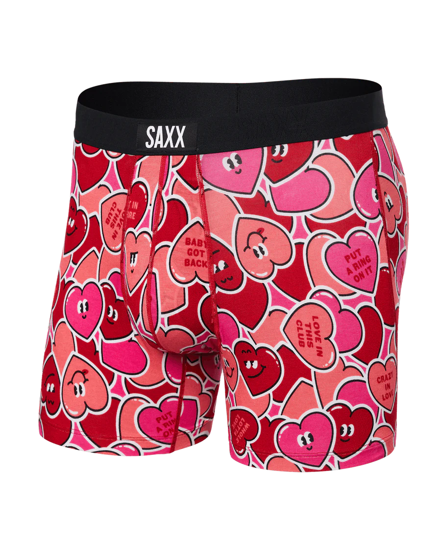 SAXX VIBE SUPER SOFT BOXER BRIEF - WHOLE LOTTA LOVE