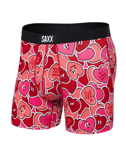 SAXX VIBE SUPER SOFT COMFORT BLENT BOXER BRIEF
