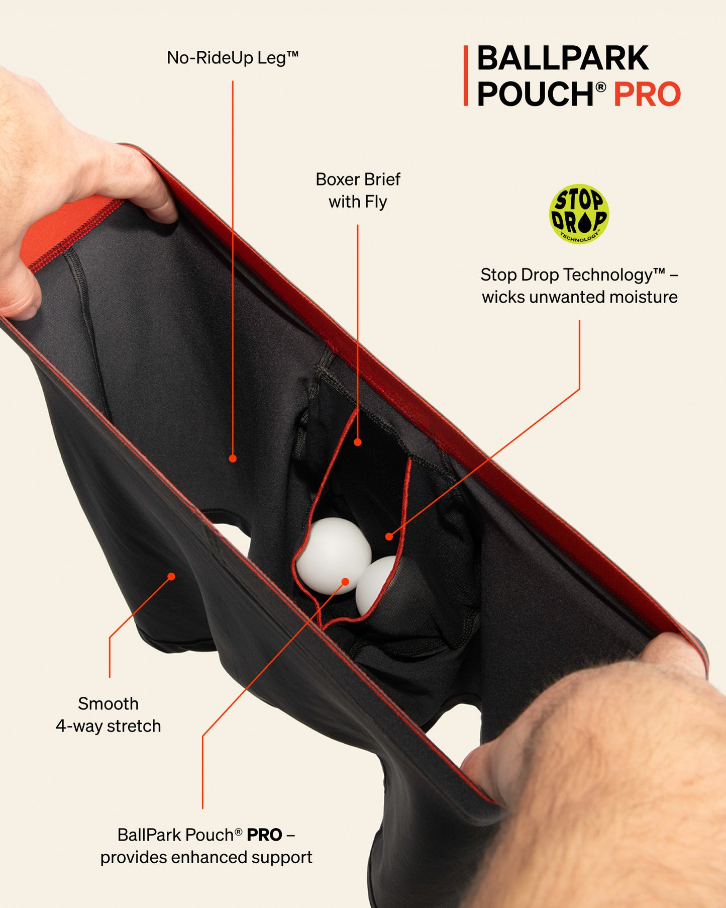 SAXX MULTI-SPORT PERFORMANCE MESH BOXER BRIEF