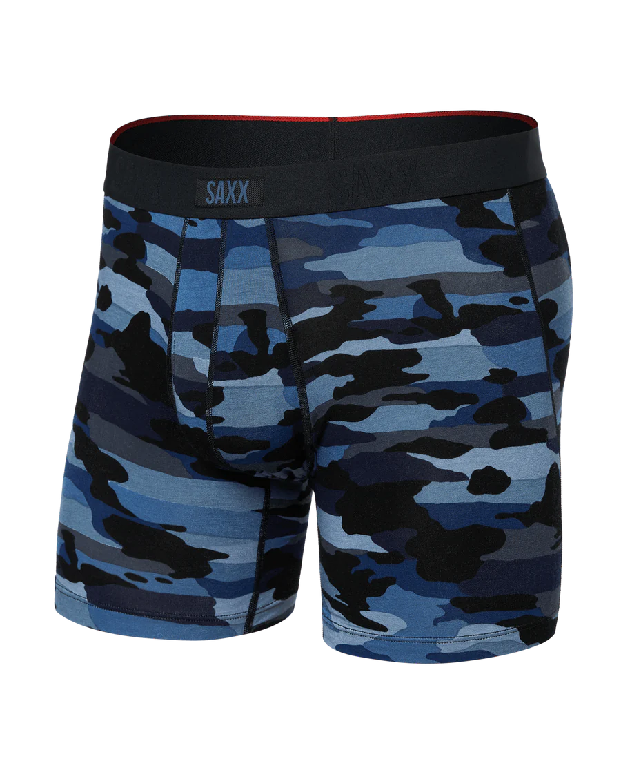 SAXX VIBE XTRA BOXER BRIEF - CLOUDBANK CAMO-NAVY