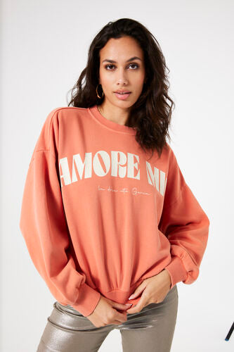 GARCIA ORANGE AMORE MIO SWEATSHIRT