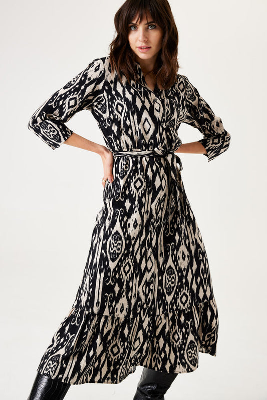 GARCIA MIDI PRINT DRESS