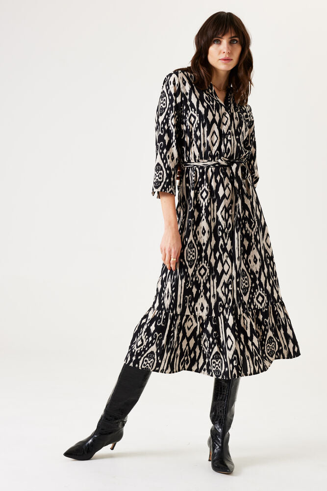 GARCIA MIDI PRINT DRESS