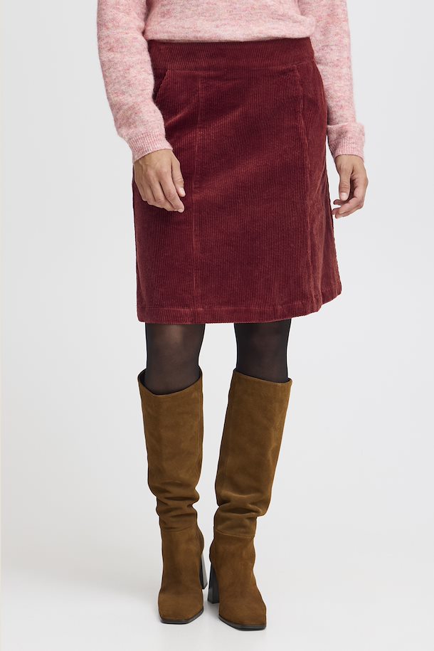 FRANSA MITTY SKIRT - TAWNY PORT